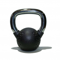 Гиря с хромированной ручкой полиуретановая ORIGINAL FITTOOLS FT-KB-CPU-6 6 кг