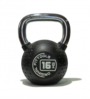 Гиря с хромированной ручкой полиуретановая ORIGINAL FITTOOLS FT-KB-CPU-16 16 кг