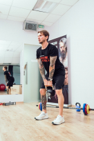 Гиря с хромированной ручкой полиуретановая ORIGINAL FITTOOLS FT-KB-CPU-4 4 кг