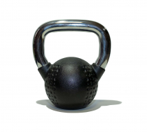 Гиря с хромированной ручкой полиуретановая ORIGINAL FITTOOLS FT-KB-CPU-8 8 кг