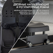 Гребной тренажер FIRST DEGREE FITNESS Fluid Rower Apollo Plus Black 