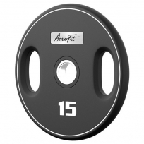 Олимпийский полиуретановый диск AEROFIT AFPUPLB15 15 кг