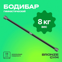 Палка гимнастическая профессиональная бодибар BRONZE GYM FA-BDB8 8 кг