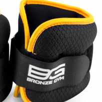 Утяжелители для ног и рук BRONZE GYM FA-WW1 1кг (0.5 кг х 2), пара.