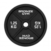 Диск олимпийский чугунный BRONZE GYM BGPLCI012 (1,25 кг)