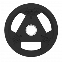 Диск олимпийский обрезиненный BRONZE GYM BGPLR100 (10 кг)