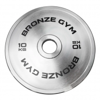 Диск олимпийский стальной BRONZE GYM BGPLST100 (10 кг)