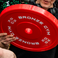 Диск олимпийский тренировочный BRONZE GYM BGPLTH025 (2,5 кг)