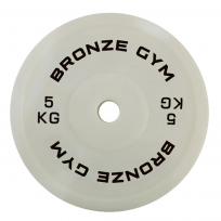 Диск олимпийский тренировочный BRONZE GYM BGPLTH050 (5 кг)
