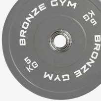 Диск олимпийский тяжелоатлетический серый BRONZE GYM BGPLWL050 (5 кг)