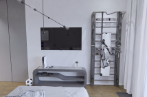 Узкая шведская стенка DESIRE FITNESS Eco S PLUS