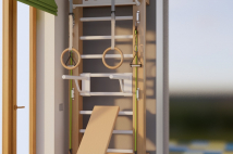 Узкая шведская стенка DESIRE FITNESS Eco S PLUS