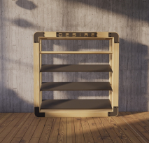 Стеллаж из дуба с усиленными полками DESIRE FITNESS Eco Hard Rack