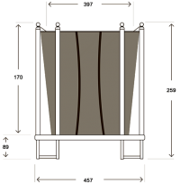 Батут HASTTINGS Classic Green (4,6 м)
