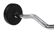 Комплект обрезиненных изогнутых фиксированных штанг HASTTINGS Digger HD51G2B-25-45 (5 шт от 25 до 45 кг)