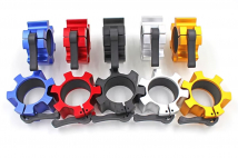 Замок алюминиевый красный для олимпийского грифа HASTTINGS Digger HD61D3-R (пара)