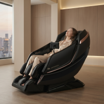 Массажное кресло MERIDIEN Houston черное