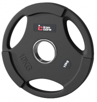 Диск обрезиненный IRON CORE Standard IC09B-10kg (10 кг)