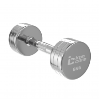 Гантельный ряд хромированный IRON CORE Standard IC1025 1-10 (10 пар 1-10 кг)