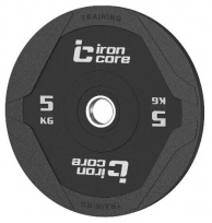 Диск бамперный тренировочный IRON CORE Standard IC2006-10-5kg (5 кг)
