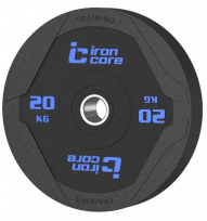Диск бамперный тренировочный IRON CORE Standard IC2006-10-20kg (20 кг)