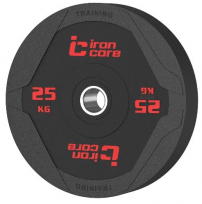 Диск бамперный тренировочный IRON CORE Standard IC2006-10-25kg (25 кг)