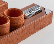 Набор для игры в нарды IMPATIA Backgammon Precious Leather Collection