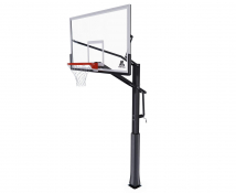 Усиленная баскетбольная стационарная стойка DFC ING72GU / закаленное стекло