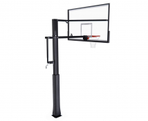 Усиленная баскетбольная стационарная стойка DFC ING72GU / закаленное стекло