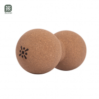 Двойной массажный мяч из натуральной пробки BLOOM LB7128/WO