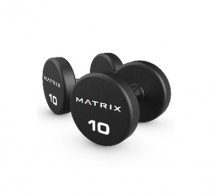 Уретановые гантели MATRIX MAC-10URE-STUDB 10 кг (пара)