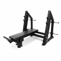 Скамья для жима лёжа с доводчиком, упором и подставкой для ног BRONZE GYM PARTNER ML-901