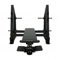 Скамья для жима лёжа с доводчиком, упором и подставкой для ног BRONZE GYM PARTNER ML-901