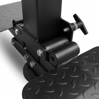 Скамья для жима лёжа с доводчиком, упором и подставкой для ног BRONZE GYM PARTNER ML-901