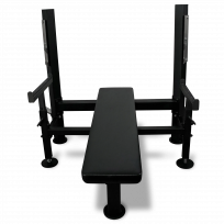 Скамья для жима лёжа со страховочными упорами BRONZE GYM PARTNER ML-902