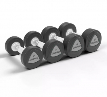 Набор полиуретановых гантелей от 32 до 40 кг (шаг 2 кг) OKPRO