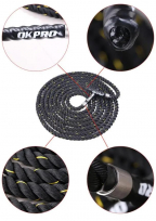 Канат тренировочный 9 м толщина 38 мм телиреновый OKPRO