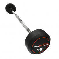 Штанги обрезиненные фиксированные QUANTUM FITNESS (PANGOLIN FITNESS) FB145 10-50 кг