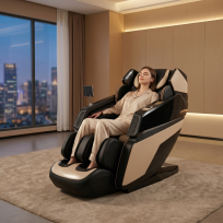Массажное кресло MERIDIEN Panama черное