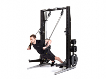 Силовая стойка со скамьей TECHNOGYM Power Personal Superior MD15KA + MD100A с набором грифов и дисков (алюминий)