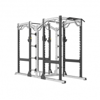 Две силовые рамы IMPULSE FITNESS SE-V3 (SE5002х2 соединенные между собой при помощи опции-стойки хранения дисков SE5012)