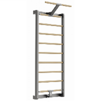 Шведская стенка XENJOY XW5 (натуральное дерево + светло-серый)