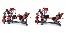 Горизонтальный жим ногами двухпозиционный PANATTA Super Horizontal Leg Press Dual System Freeweight Special 1FW100