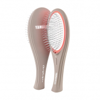 Массажная расческа с миостимуляцией YAMAGUCHI EMS Hair Brush Сappuccino