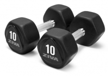 Шестигранные уретановые гантели ZIVA ZSL-DBUX-JA88 50 кг (пара)