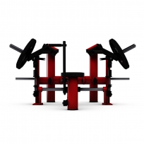 Жим от груди лежа со сведением с независимыми рычагами GYM80 Pure Kraft 4331