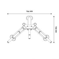 Стойка для дисков и грифов HASTTINGS Digger OPT65