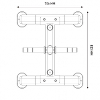 Стойка для дисков и грифов HASTTINGS Digger OPT66